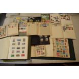 A mixed collection of assorted stamp albums covering UK and world countries