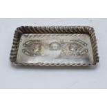 Silver Reynold's Angels rectangular tray. 57.1 grams. Birmingham 1904. Hallmarks slightly rubbed.