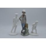 Boxed Royal Doulton Images figures to include Graduate Male HN4543 and Hockey Player HN4519 together