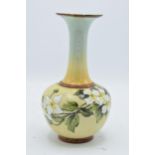 19th century Doulton Lambeth (Doulton and Slaters Patent) floral vase with artist monograms
