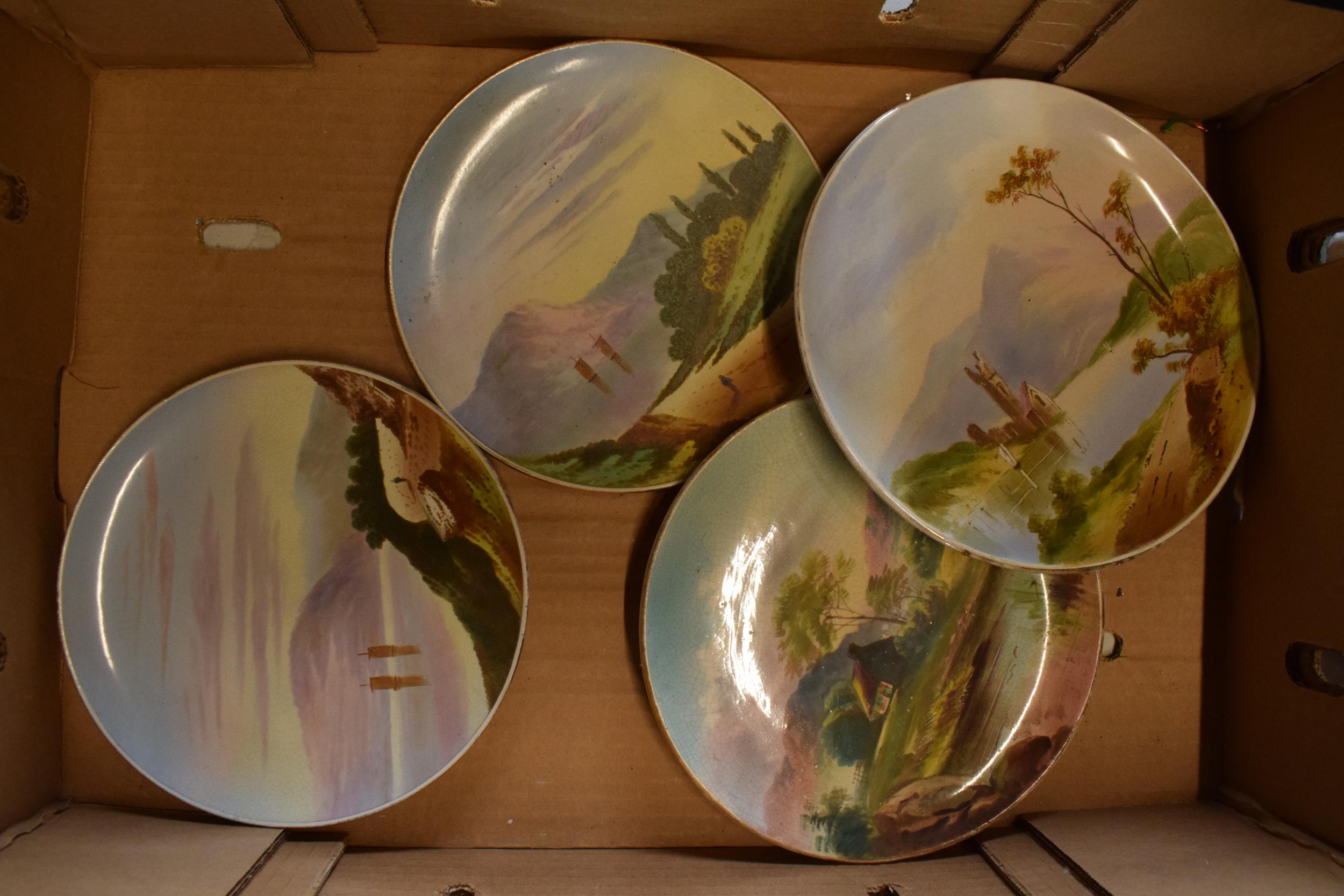 A good collection of ceramics to include wall plates depicting local interest such as Rudyard Lake - Bild 2 aus 4