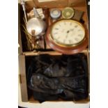 A mixed collection of items to include Wedgwood Jasperware, vintage 20th century tails, fireside
