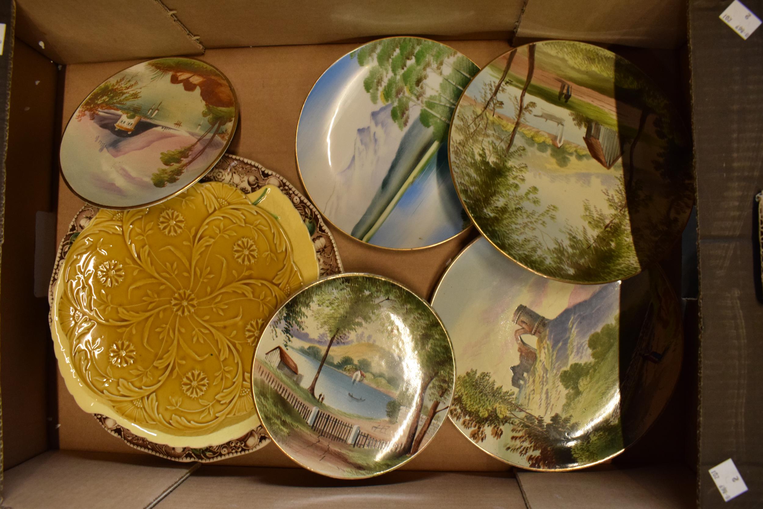 A good collection of ceramics to include wall plates depicting local interest such as Rudyard Lake - Bild 3 aus 4