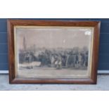 A framed 19th century engraving (farming / agricultural interest) 'To his Grace The Duke of