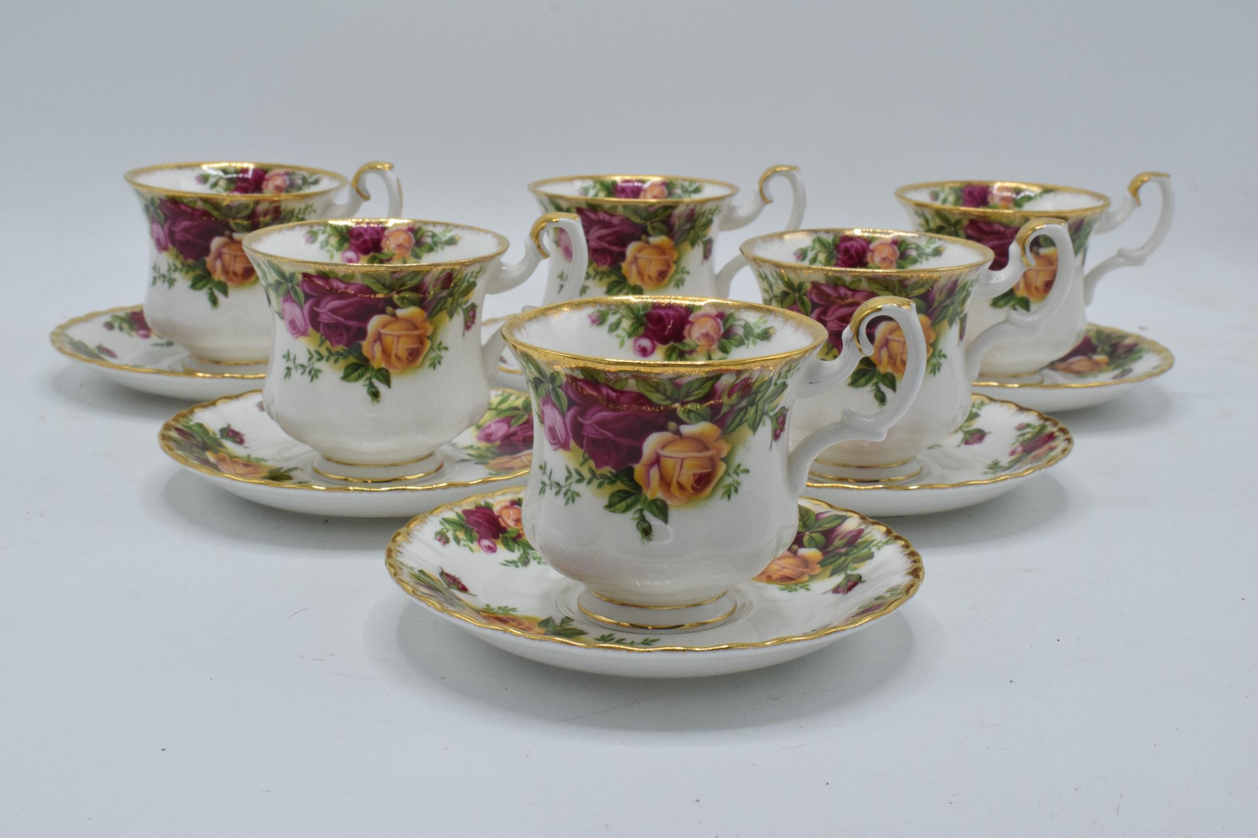 A collection of Royal Albert Old Country Roses items to include 6 coffee cups and saucers (12). In