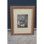 A framed photo of 'H M King Edward VII' by W & D Downey, published by Marion and Co, London. 64 x