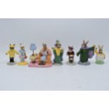 A collection of Royal Doulton Bunnykins figures to include Mother DB189, Easter Surprise DB149,