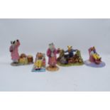 A collection of Royal Doulton Wind in the Willows figures to include Who is it this time? WW6,