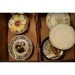 A collection of assorted plates to include Royal Doulton seriesware, dinner ware to include