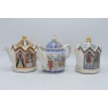 A collection of Sadler Teapots to include Henry VIII and his Six Wives, Elizabeth I Queen of England