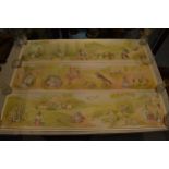 A vintage Beatrix Potter Nursery Frieze 'From Designs by Beatrix Potter 1977 Frederick Warne and