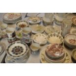 A large extensive collection of vintage mid-century Broadhurst Ironstone tea and dinner ware to