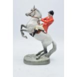 Beswick rearing huntsman on grey horse 868. 24cm tall. In good condition with no obvious damage