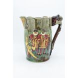Royal Doulton embossed jug 'The Tower of London' jug 'It keeps Solemn Watch and Ward' with