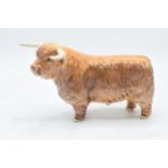 Beswick Highland Bull. In good condition with no obvious damage or restoration apart from one horn