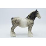 Beswick rocking horse grey shire 818. 21.5cm tall. In good condition with no obvious damage or