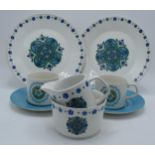 A collection of vintage Mid Century J G Meakin part tea and dinner sets decorated with floral