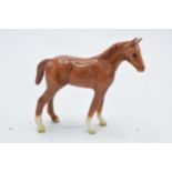 Beswick chestnut thoroughbred foal facing right 1817. 8cm tall. In good condition with no obvious