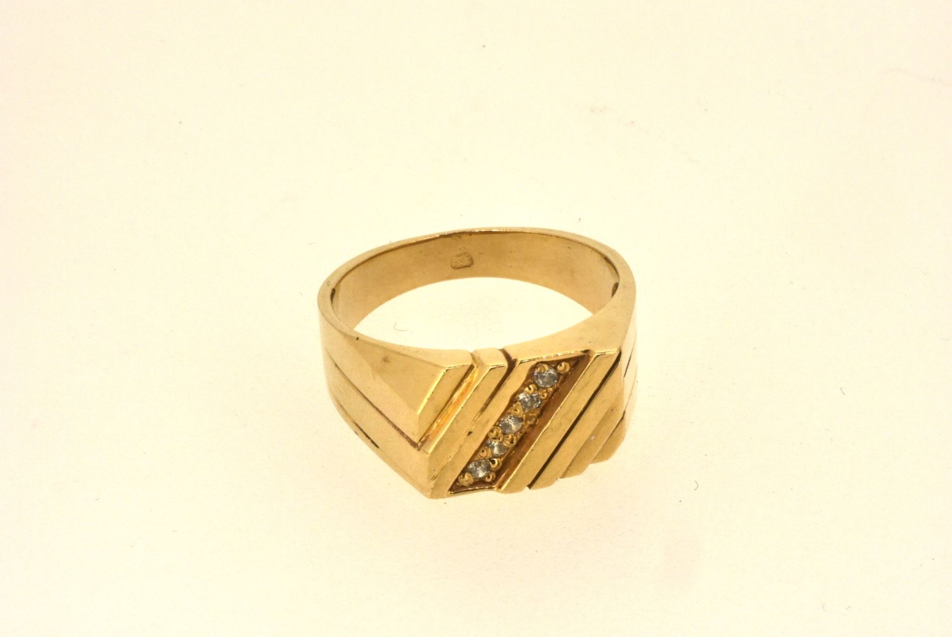 Ring GG 585, Zirkonia, 5,09 Gramm