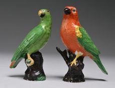 Paar Berliner Vogel-Porzellanfiguren