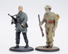 Paar Soldaten-Figuren 2. Weltkrieg