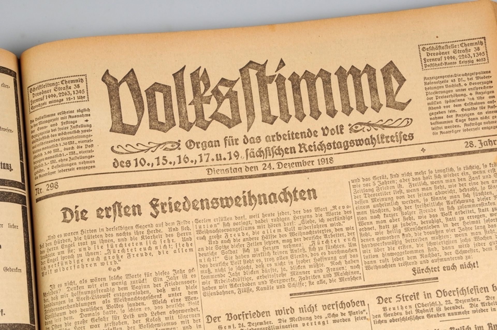 Konvolut historische Tageszeitungen - Image 3 of 5