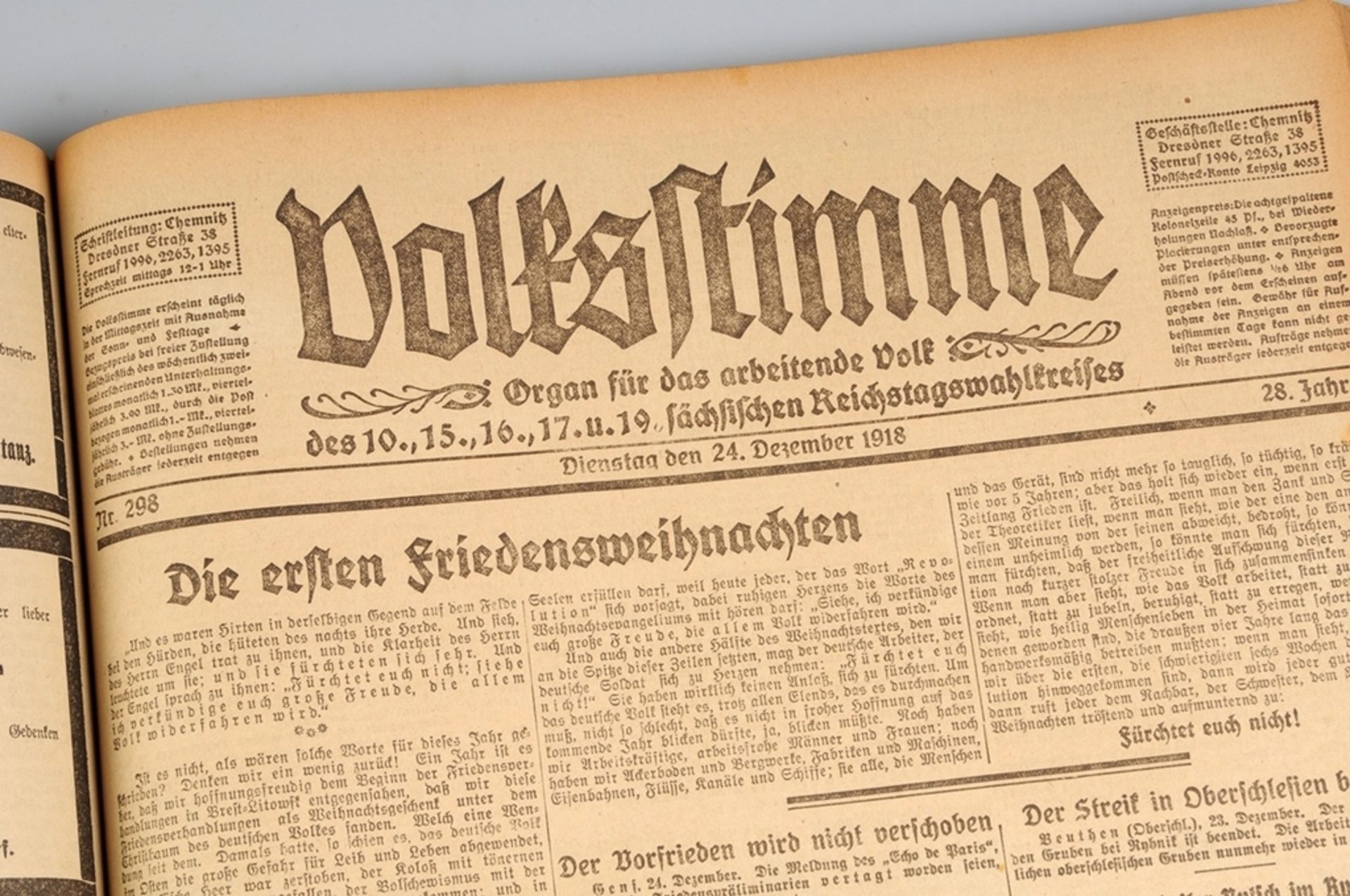 Konvolut historische Tageszeitungen - Bild 3 aus 5