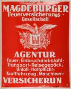 Emailschild "Magdeburger Feuerversicherungs-Gesellschaft"