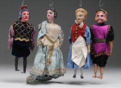 Konvolut historische Marionetten