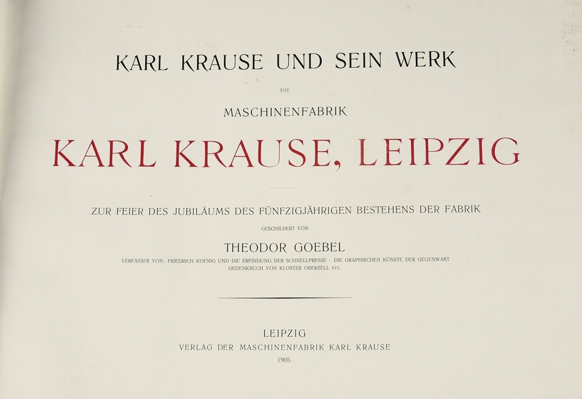 Karl Krause, Leipzig - Image 2 of 2