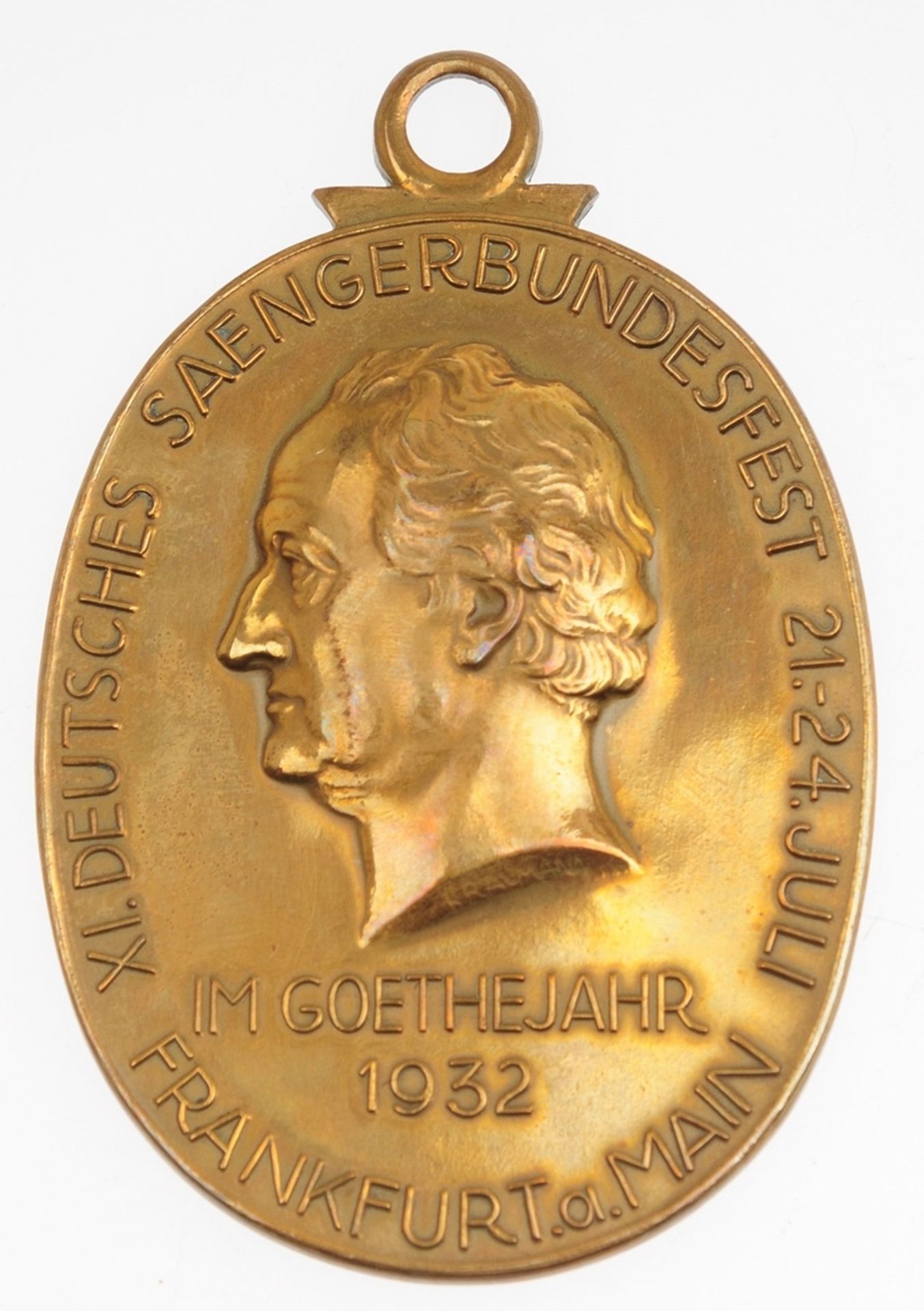 Medaille "XI. Deutsches Sängerbundesfest" 1932