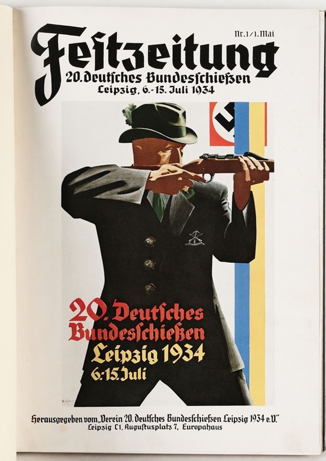 Festzeitung 20. Deutsches Bundesschießen