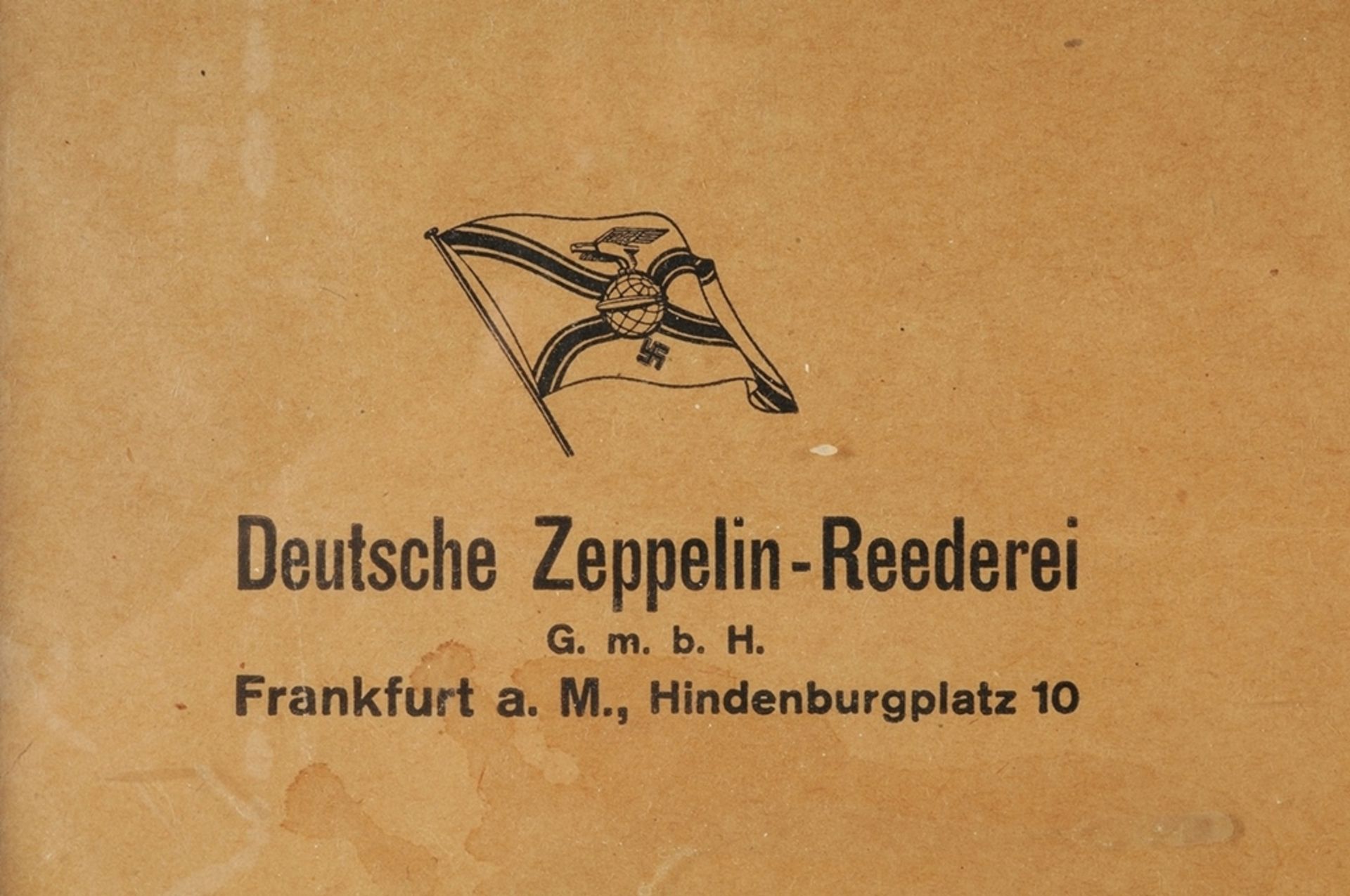 Beleg über mehrere LBeleg über mehrere Landungsfahrten der LZ 130 "Graf Zeppelin II" 1939 - Bild 4 aus 4