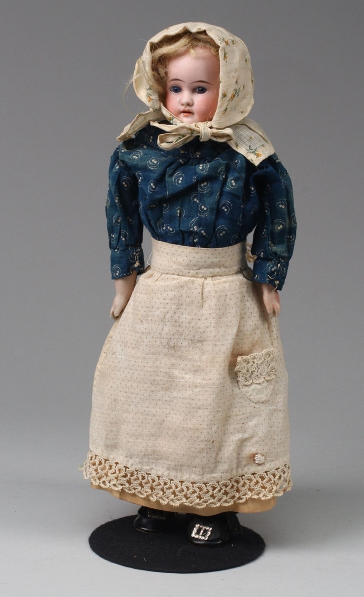 Historisches Porzellankopf-Puppenmädchen, Armand Marseille für Otto Dressel