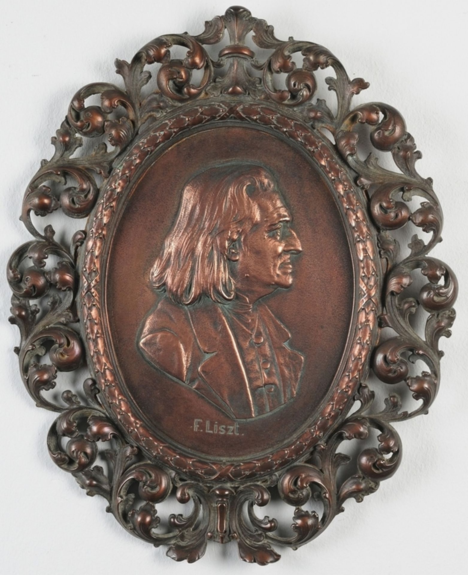 Porträtplakette Franz Liszt