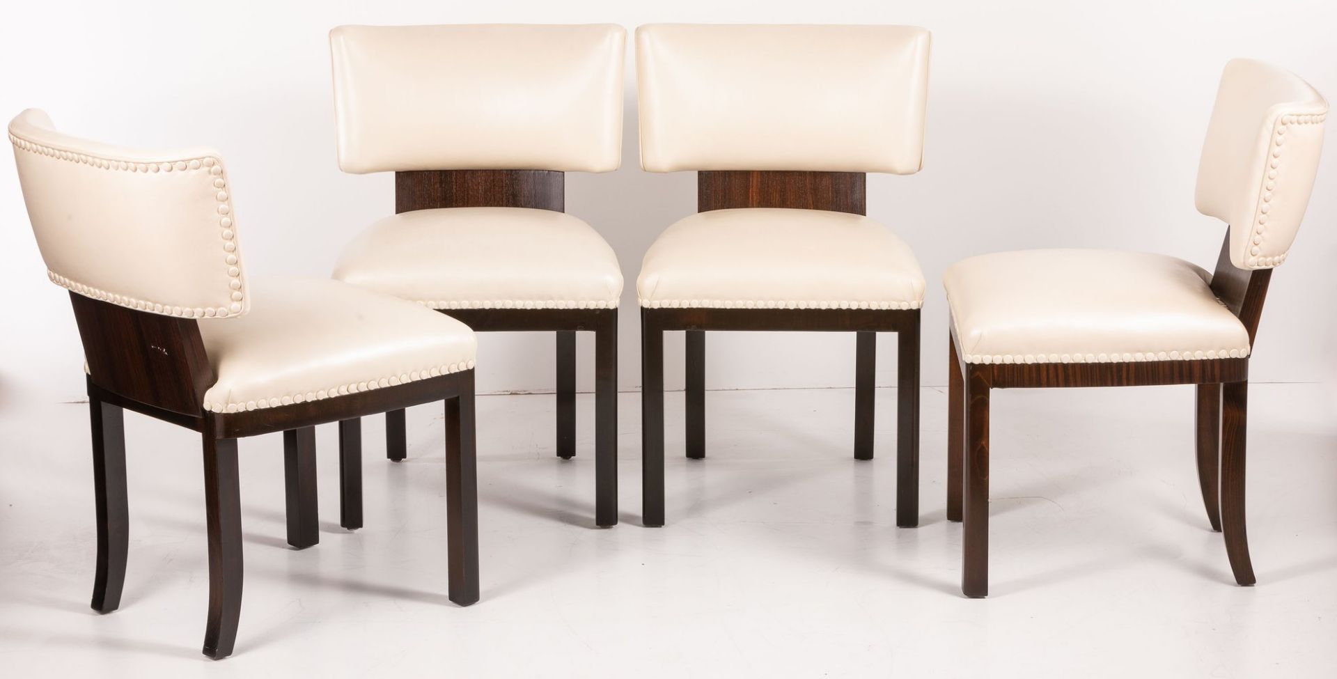 Vier Art-Deco-Stühle