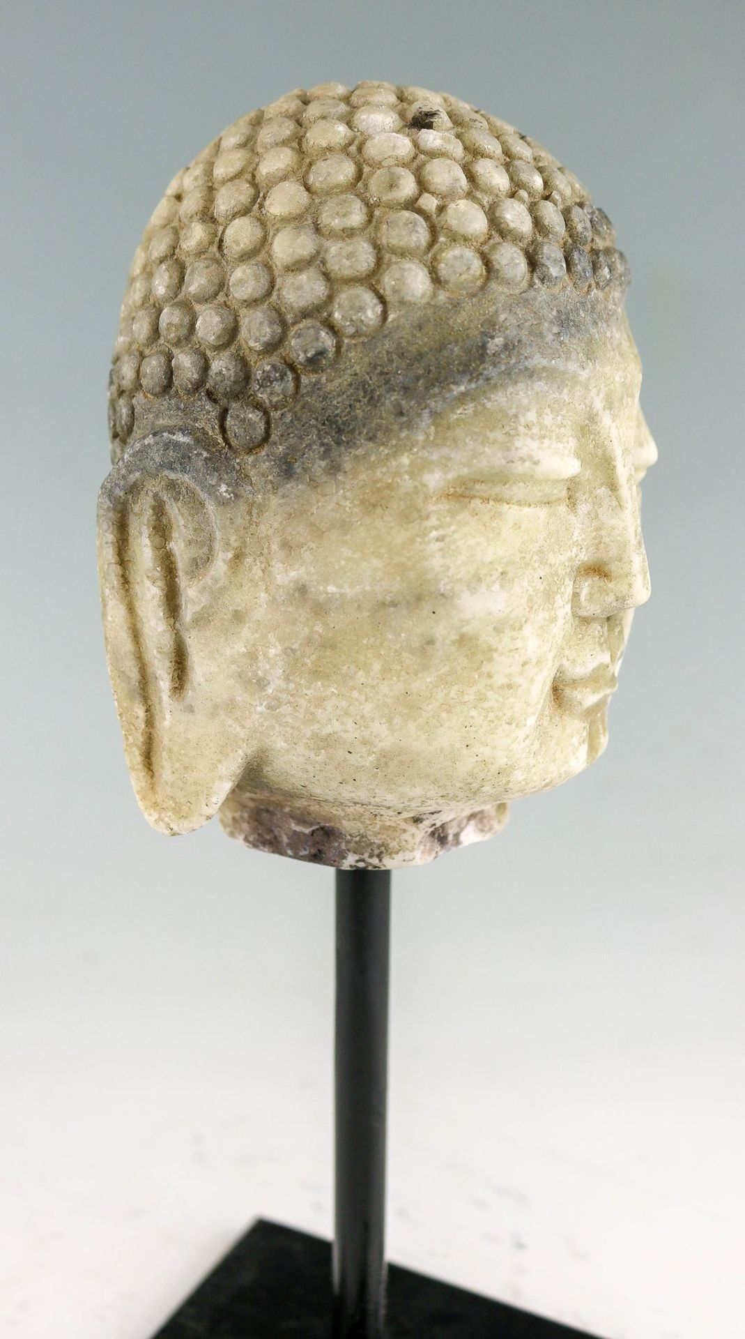 Kopf eines Buddha China - Bild 3 aus 4