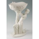 Figurale Jugendstil-Aufsatzschale A. 20. Jh.