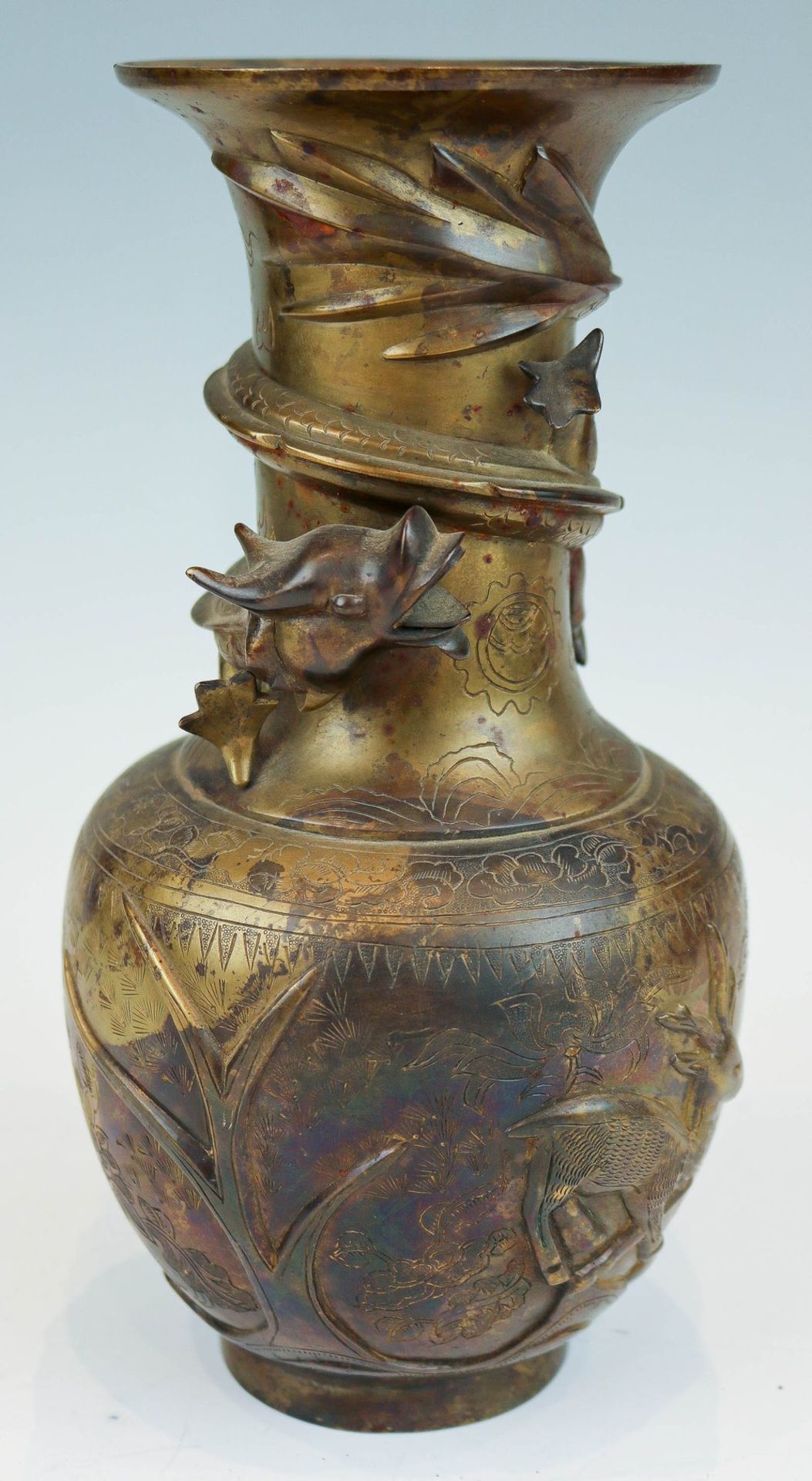 Gebauchte Vase China, 19. Jh.
