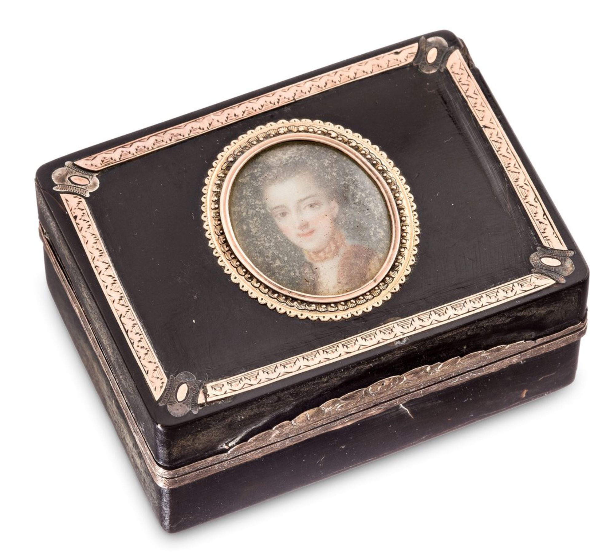 Louis-XVI-Miniaturen-Schminkdose Paris, um 1777/78