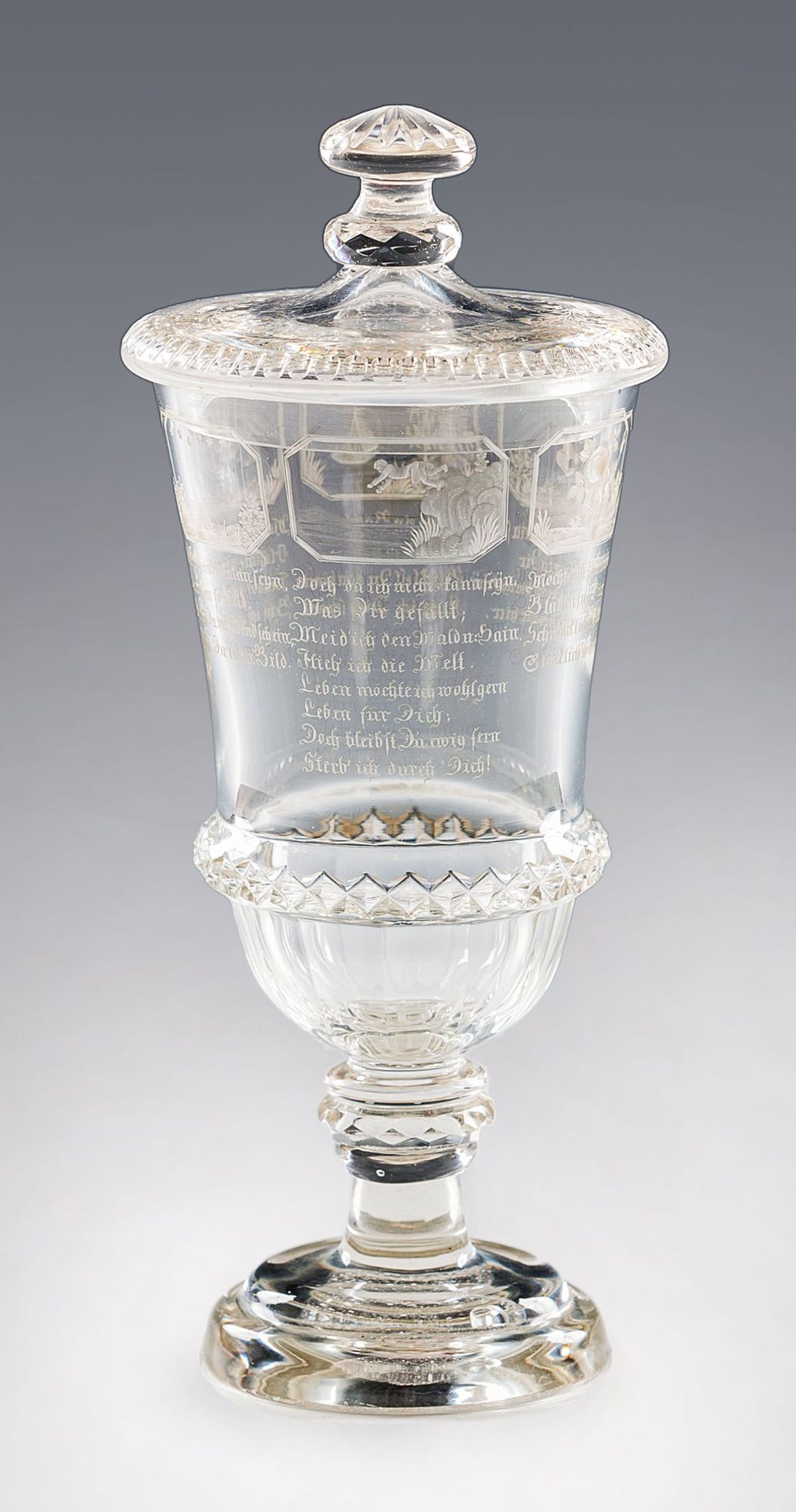 Liebeswunsch-Pokal Nordböhmen, um 1845