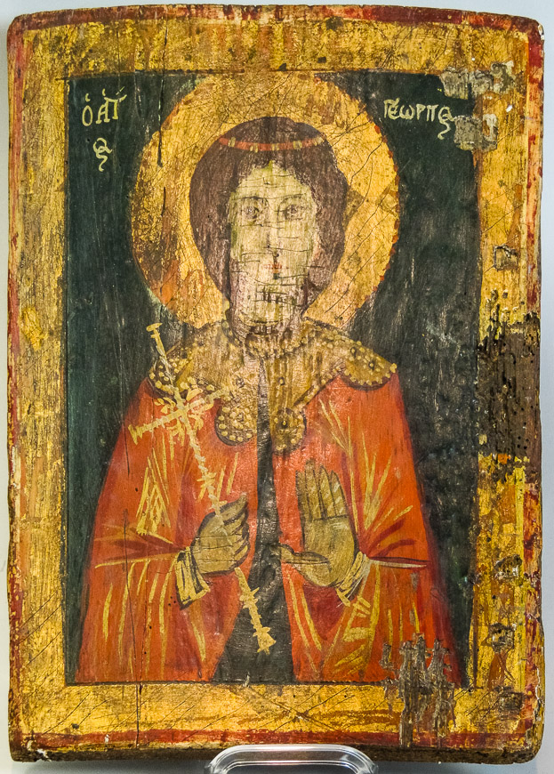 Hl. Georg mit Handkreuz als Märtyrer Griechenland