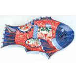 Schale in Form eines Fisches Japan, Imari