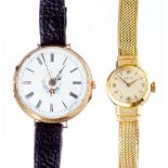 Certina-Vintage-Gold-Damenarmbanduhr