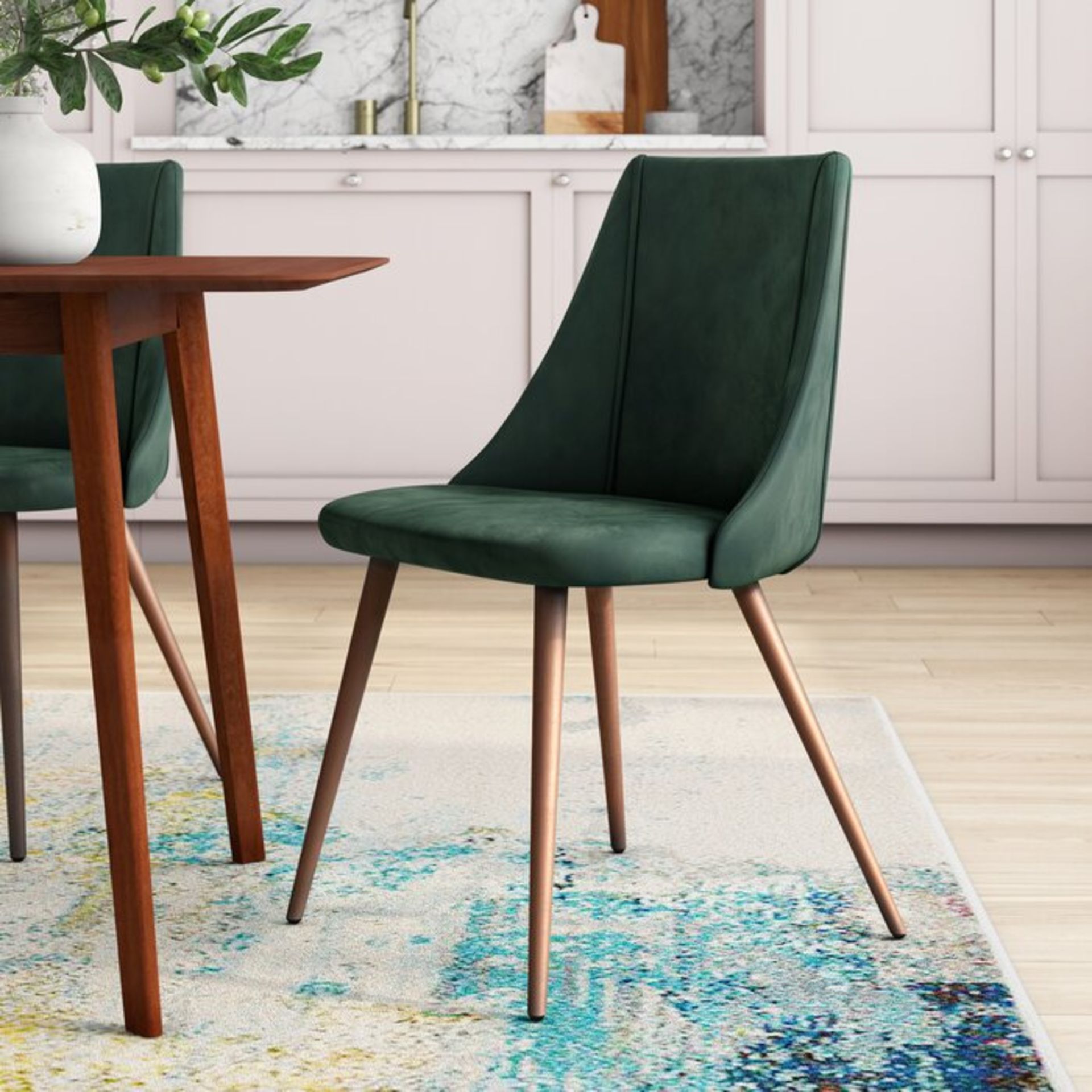 Falmouth Upholstered Dining Chair (Set of 2) - RRP £100.16