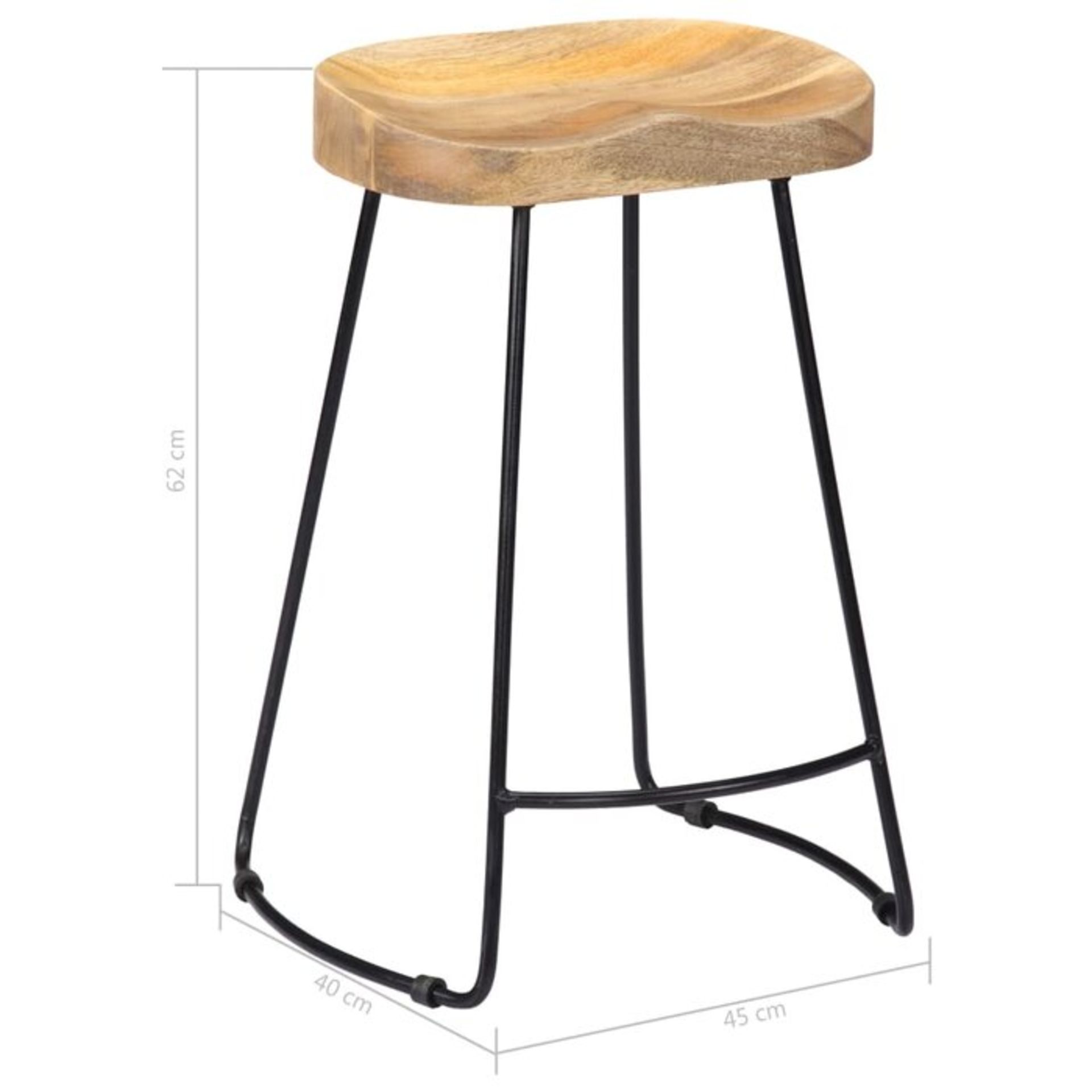 Rocio 62cm Bar Stool (Set of 2) - RRP £184.99 - Image 2 of 2