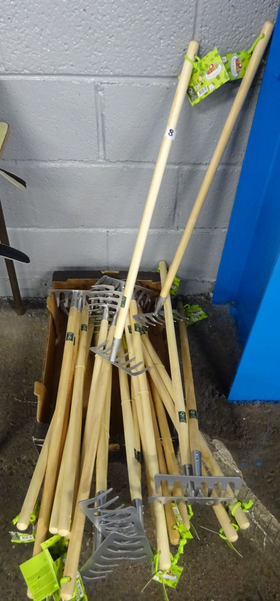 BOX OF 22 CHILDRENS RAKES