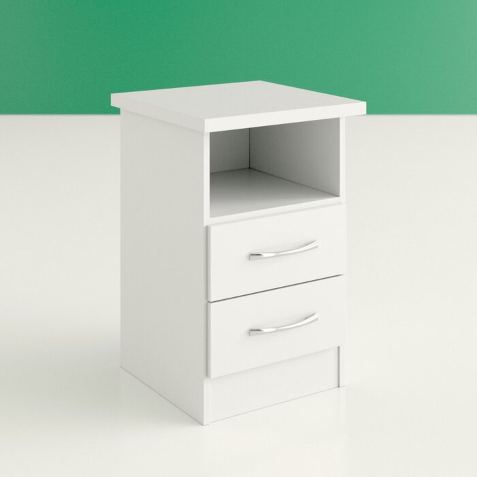 Baylee 2 Drawer Bedside Table - RRP £51.99 - Image 2 of 3