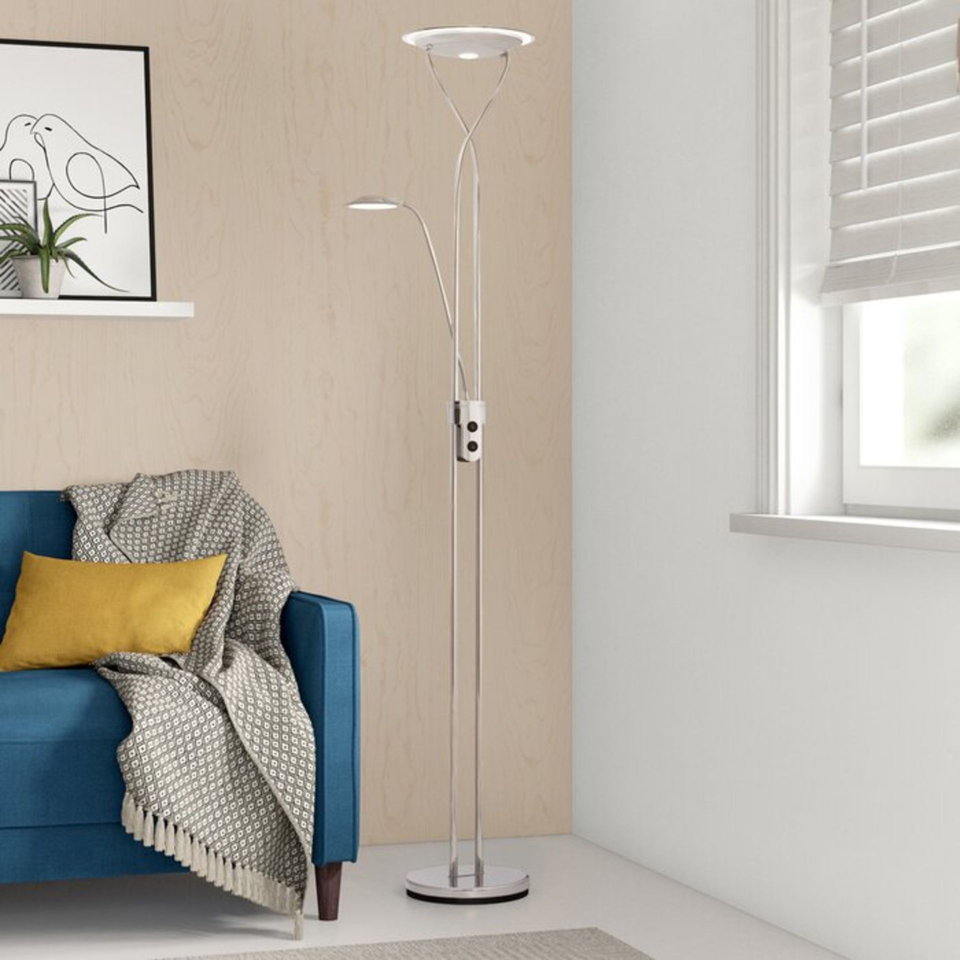 Gianna 180cm LED Reading Floor Lamp - RRP £138.00 - Image 2 of 2