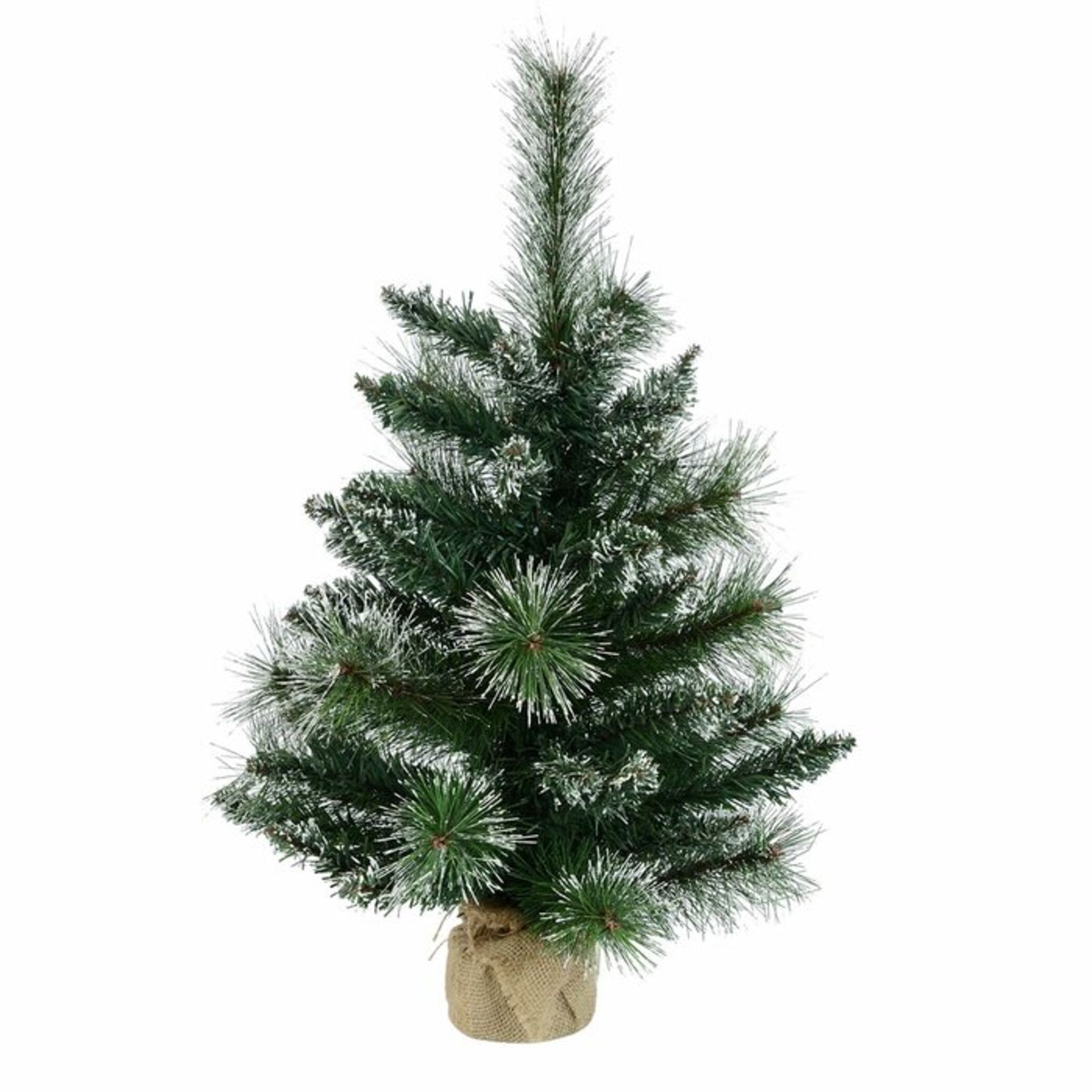 Snow Tipped Elegance 2ft Green Pine Artificial Christmas Tree Unlit - RRP £20.67